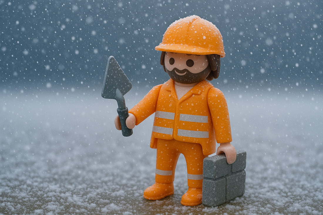 Maçonnerie Marseille par temps de gel